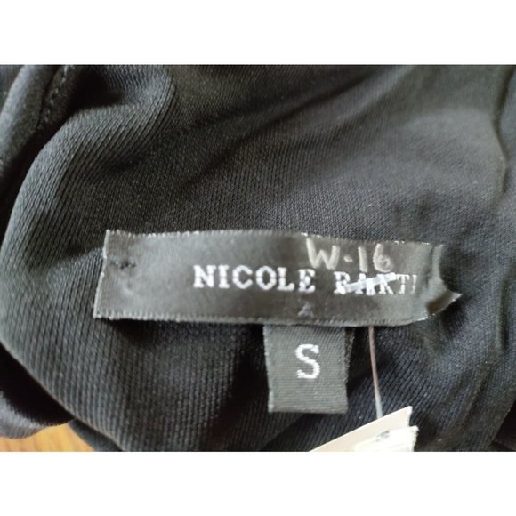 Nicole Bakti Sexy Fitted Stretch Rhinestone Evening Pantsuit SMALL Wide Leg NICE - Picture 5 of 10